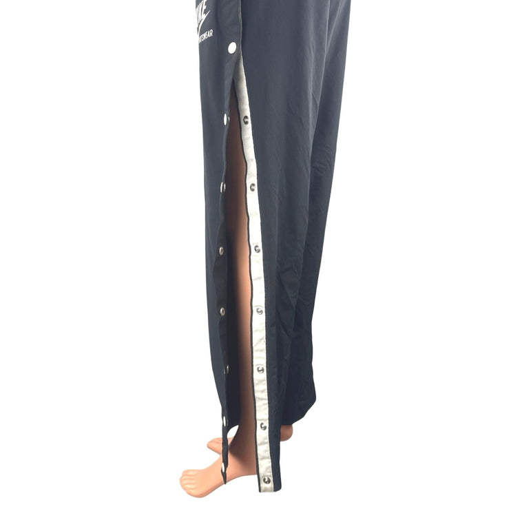 Nike Archive Snap Women's Black High Rise Workout Athletic Track Pants Size XS