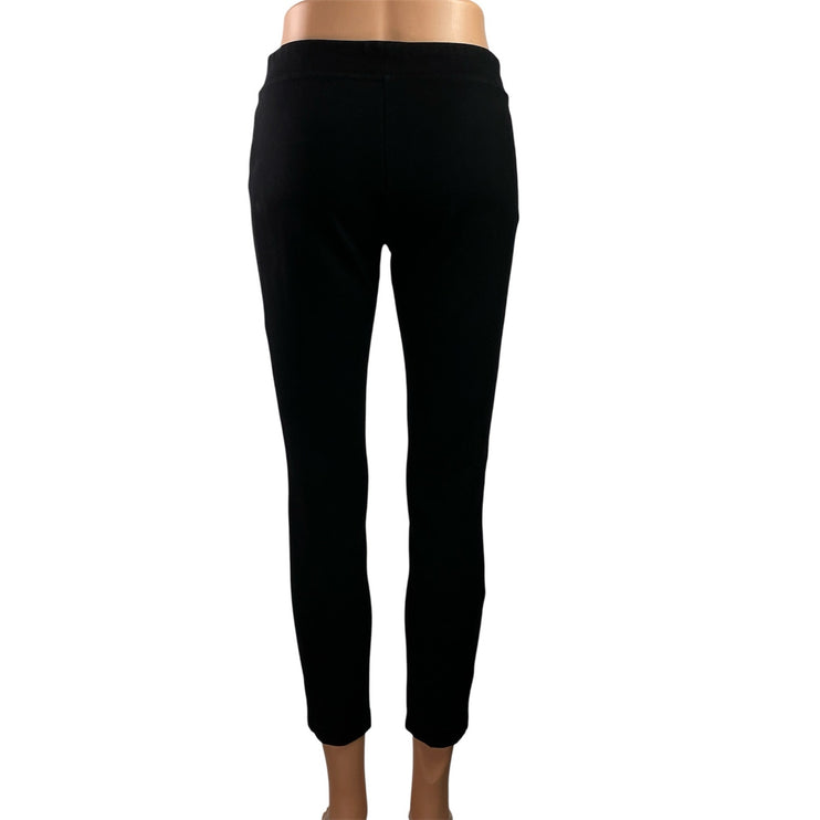 Calvin Klein Power Stretch Women's Black Cropped Skinny Leggings Pants Size PS