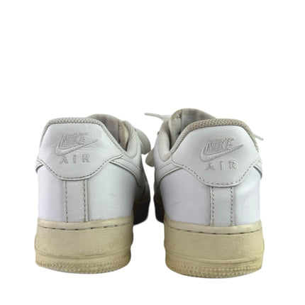 Nike Air Force 1 Low '07 Women's White Lace Up Leather Sneakers Shoes Size 9