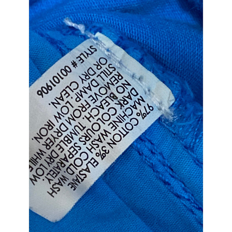 Club Monaco Womens Blue Mid Rise Straight Skinny Leg Denim Jeans Pants Size 10