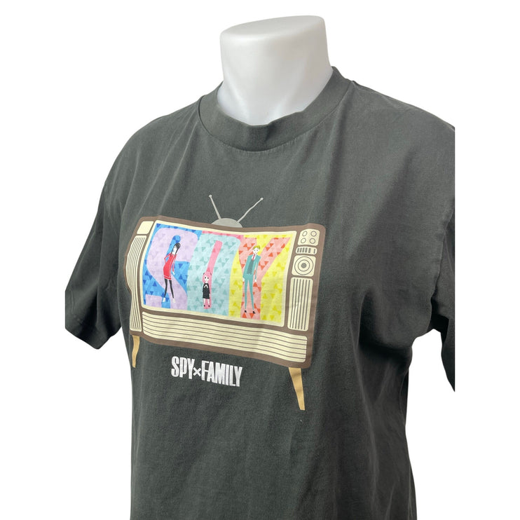 Uniqlo Women's Gray Spy Family Anime Japanese Short Sleeve T Shirt Tee Top XL
