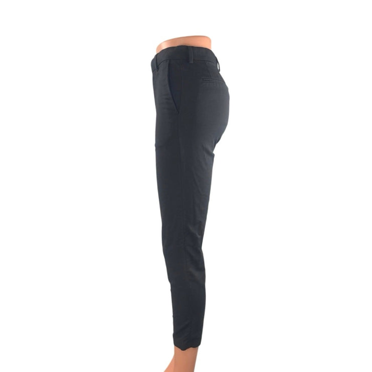 Reiss Kids Girls' Black Mid Waist Classic Skinny Trousers Pants Sz 11-12Y 152cm