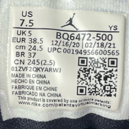 Nike Air Jordan 1 Mid Pink White Lace Up High Top Athletic Sneakers Shoes Size 7.5