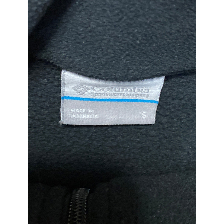 Columbia Fast Trek II Black Fleece Full Zip Activewear Athletic Coat Jacket Sz S