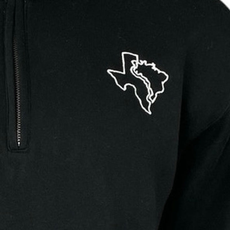 Landway Rockridge Mens Black Logo Mock Neck Long Sleeve Sweater Sweatshirt Top L