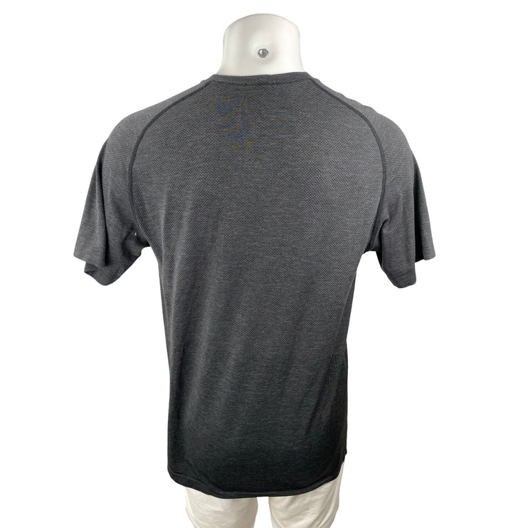 Lululemon Men's Black Short Sleeve Running Workout Athletic T Shirt Tee Top L/XL