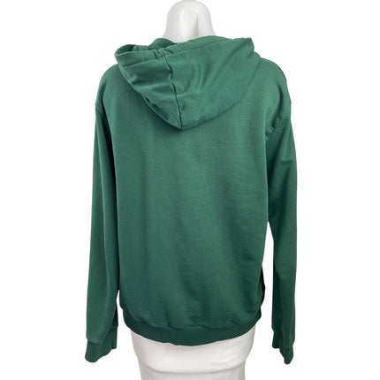 A.P.C Womens Green Long Sleeve Hoodie Hooded Pullover Sweater Sweatshirt Top M