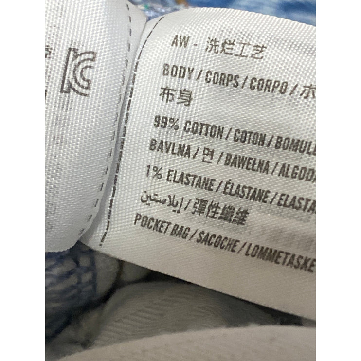 Abercrombie & Fitch The 90s Relaxed High Rise Blue Straight Denim Jeans Size 32