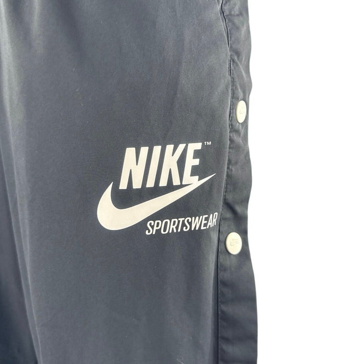 Nike Archive Snap Women's Black High Rise Workout Athletic Track Pants Size XS