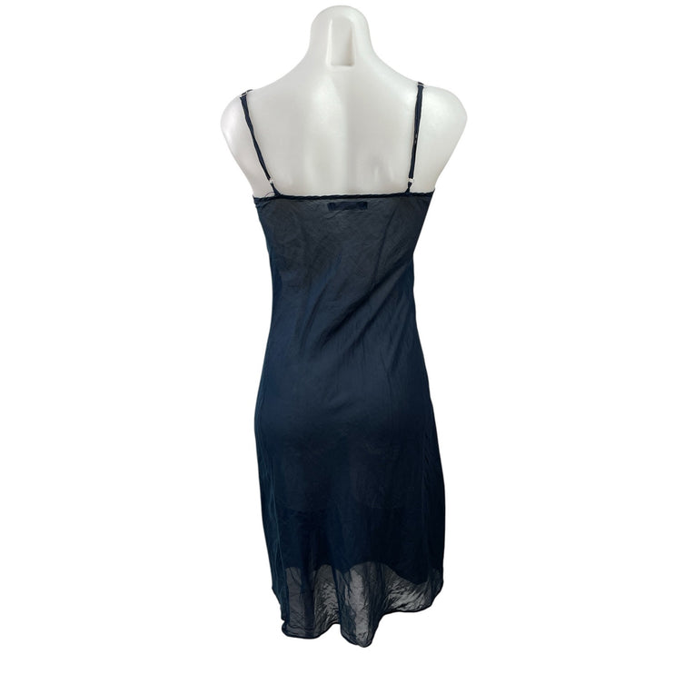 Of Two Mind Women's Navy Blue Sleeveless Scoop Neck Cami Tank Mini Dress XS