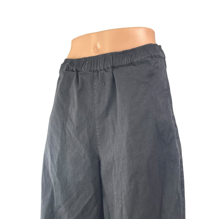 Good Girls Club Women's Gray High Rise Elastic Waist Wide Leg Trousers Pants 2