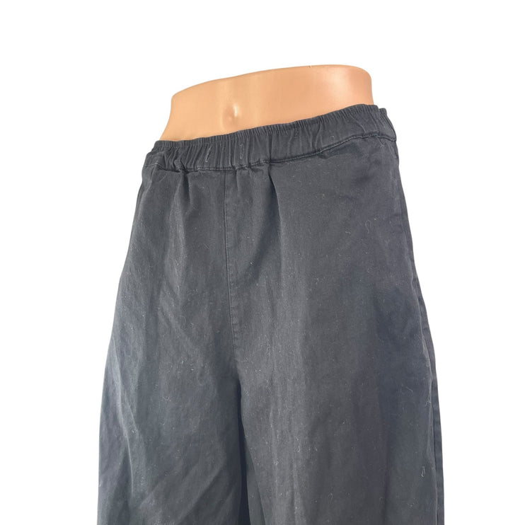 Good Girls Club Women's Gray High Rise Elastic Waist Wide Leg Trousers Pants 2