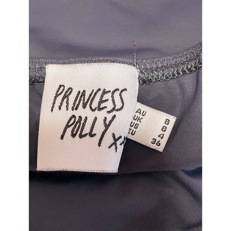 Princess Polly Women's Black Long Sleeve Bolero Tube Bandeau 2 Piece Set Size 4