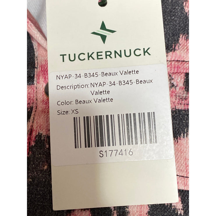NEW Tuckernuck Valette Multicolor Floral Ruffle Button Up Long Sleeve Blouse XS