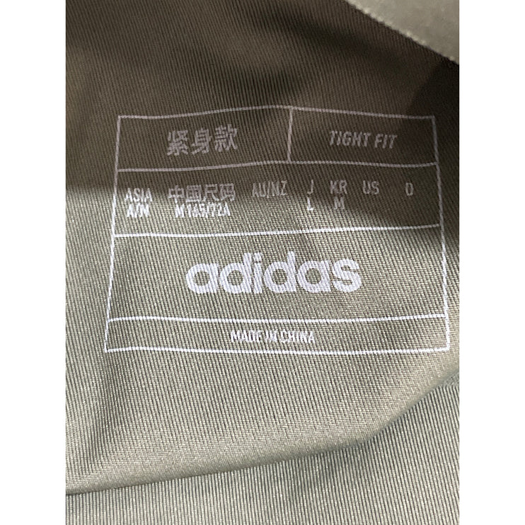 Adidas Women's Green High Rise Tight Fit Yoga Workout Athletic Leggings Pants 0