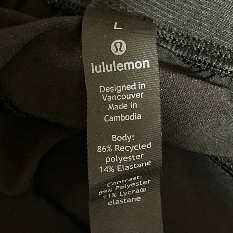 Lululemon Men's Gray Drawstring Running Gym Workout Training Athletic Shorts L