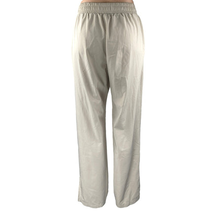 Abercrombie & Fitch Beige Pull On High Waisted Wide Leg Trousers Pants Size S