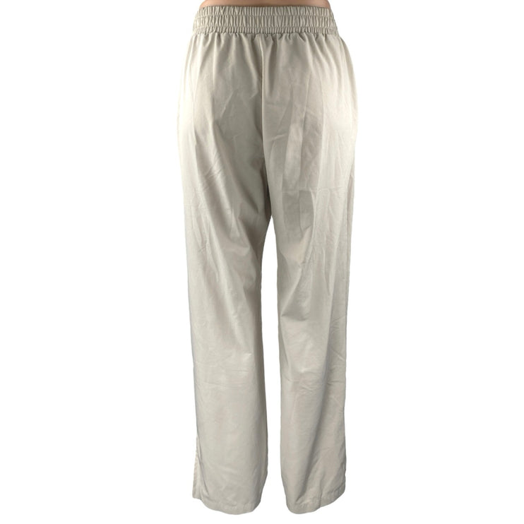 Abercrombie & Fitch Beige Pull On High Waisted Wide Leg Trousers Pants Size S