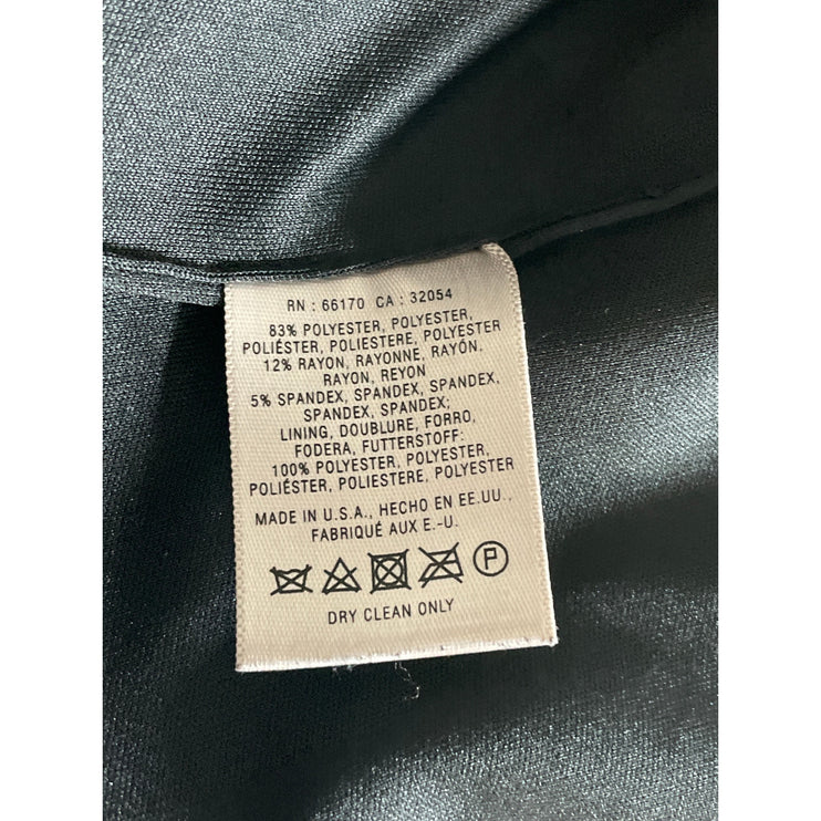 Anthropologie Elevenses Black Long Sleeve Crop Drape Blazer Coat Open Jacket 2