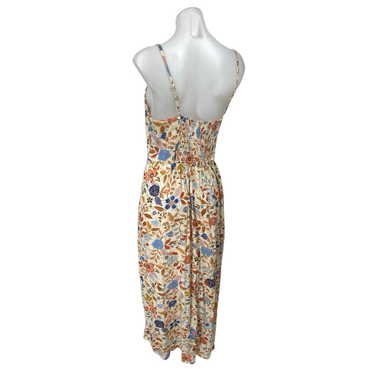 Old Navy Multicolor Floral Sleeveless Cami Camisole Maxi Tank A-Line Dress Sz L