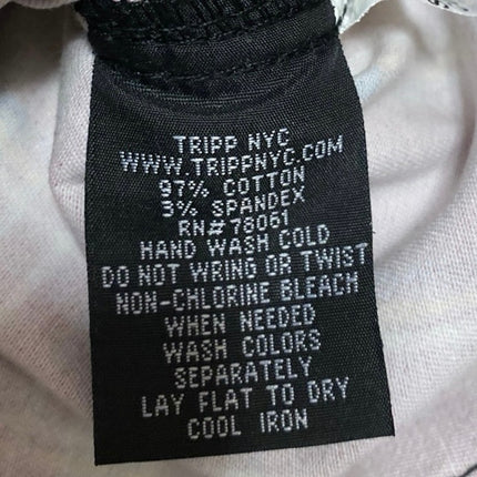 Tripp NYC Chaos Bondage Red Plaid Zipper Straps Skinny Trousers Pants Size 26