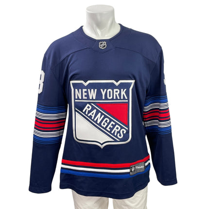 Fanatics New York Rangers NHL Hockey Mika Zibanejad 93 Blue Jersey Shirt Size S