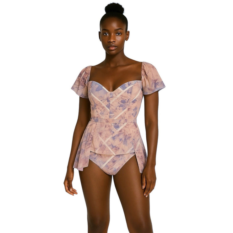 NEW ASOS Luxe Multicolor Short Sleeve