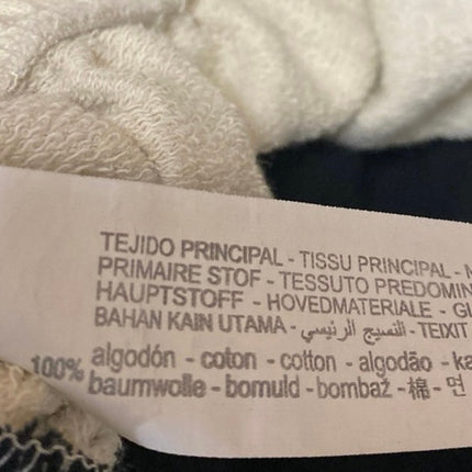 Zara Women's Black White Colorblock Hoodie Hooded Cropped Sweatshirt Top Size S