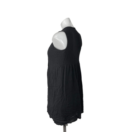 Old Navy Black Sleeveless Pleated Front Tassel Pull On Mini Babydoll D Brie Old Navy Black Sleeveless Pleated Front Tassel Pull On Mini Babydoll D Brie