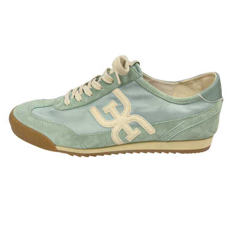 Sam Edelman Ivey Men's Green/White Lace Up Round Toe Athletic Sneakers Shoes 12