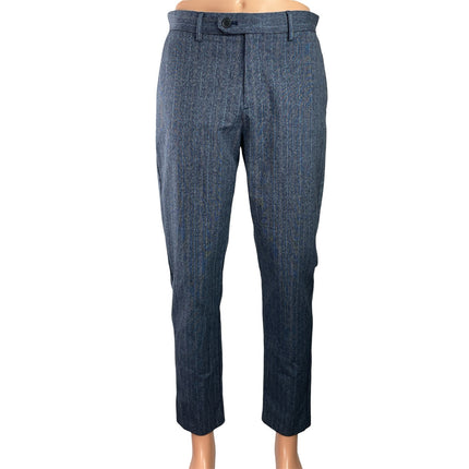 Banana Republic Men's Navy Blue Slim Tapered Leg Trousers Ankle Pants Size 30x32