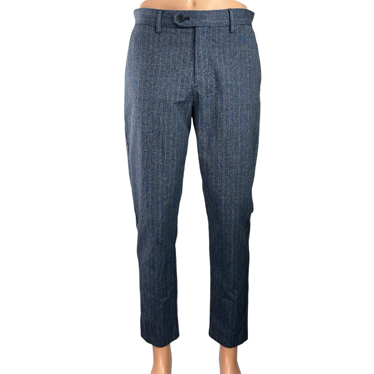 Banana Republic Men's Navy Blue Slim Tapered Leg Trousers Ankle Pants Size 30x32