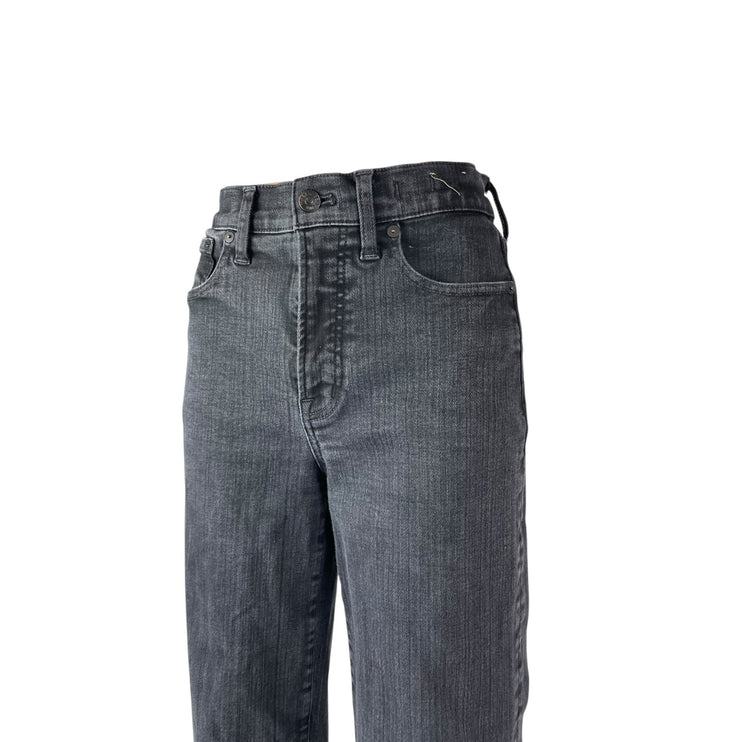 Madewell Perfect Vintage Womens Black High Rise Wide Leg Denim Jeans Pants Sz 26