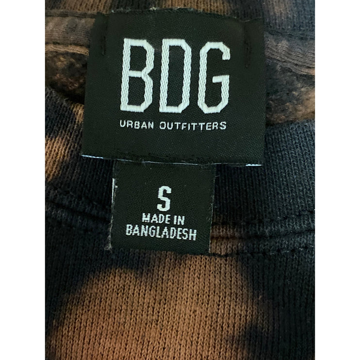 Urban Outfitters BDG Black Brown Long Sleeve Crew Neck Sweatshirt Top Size S