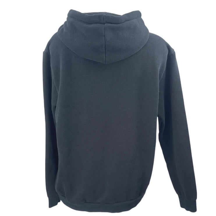Puma Women's Black Logo Yoga Athletic Activewear Sweater Hoodie Sweatshirt Top M