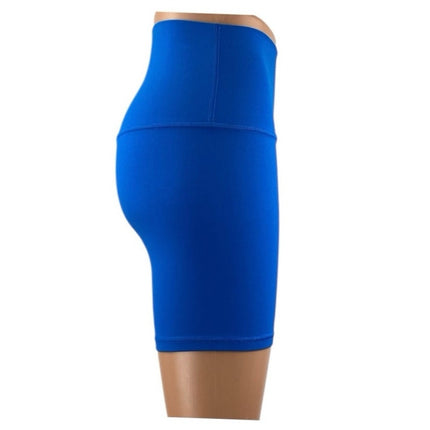 Lululemon Women's Blue Low Rise Yoga Workout Gym Athletic Biker Shorts Size 6