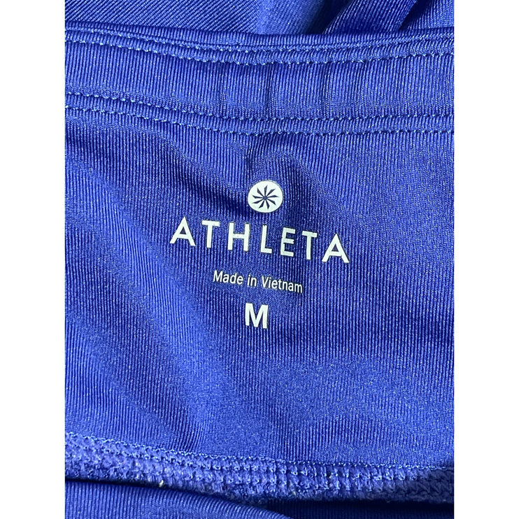 Athleta Mid Rise Back Pocket Skinny Yoga Athletic Activewear Leggings Pants Sz M