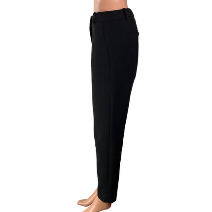 J.Crew Cameron Women's Black High Rise Career Straight Trousers Pants Size S