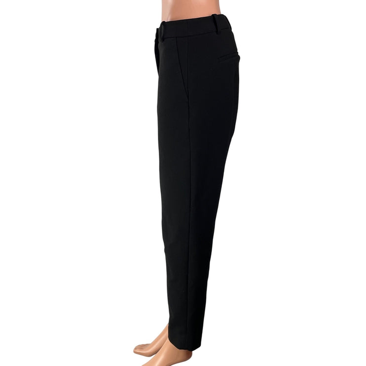 J.Crew Cameron Women's Black High Rise Career Straight Trousers Pants Size S
