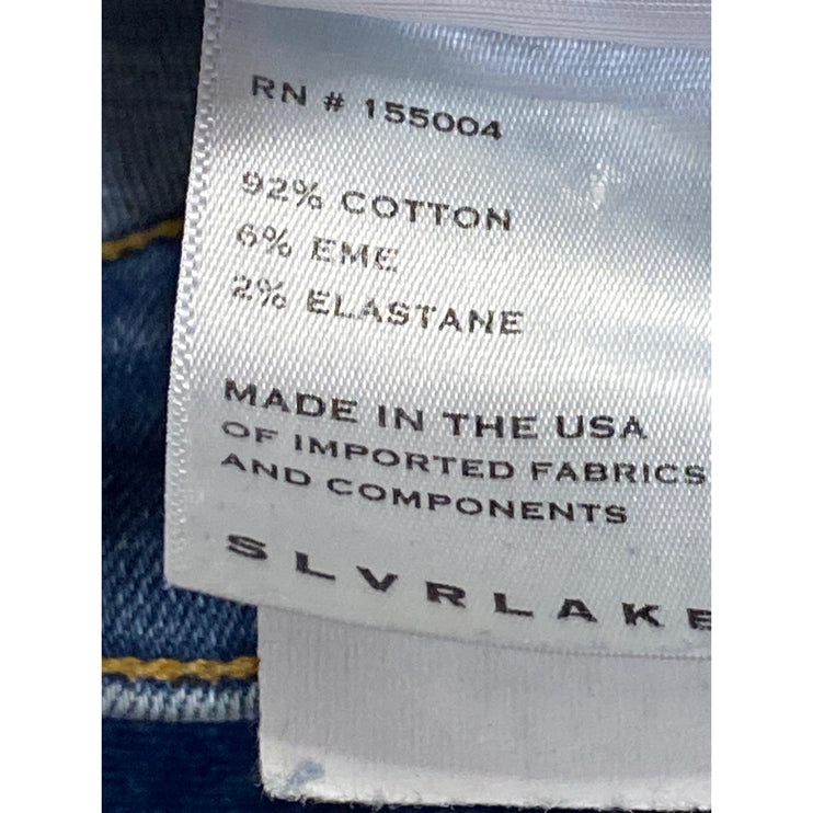 SLVRLAKE Women's Blue High Rise Slim Fit Skinny Leg Denim Jeans Pants Size 23