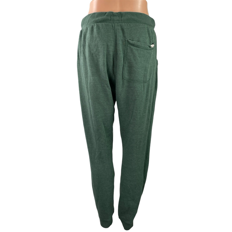 Marine Layer Women's Green Fleece Drawstring Tapered Jogger Sweat Pants Size S