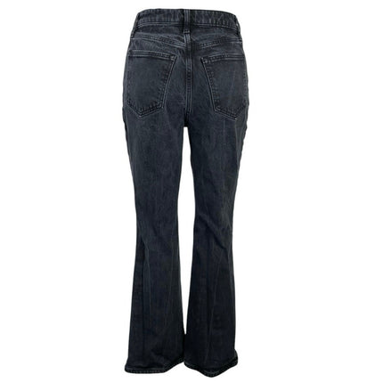 Abercrombie & Fitch The Vintage Flare High Rise Black Bootcut Denim Jeans Sz 26