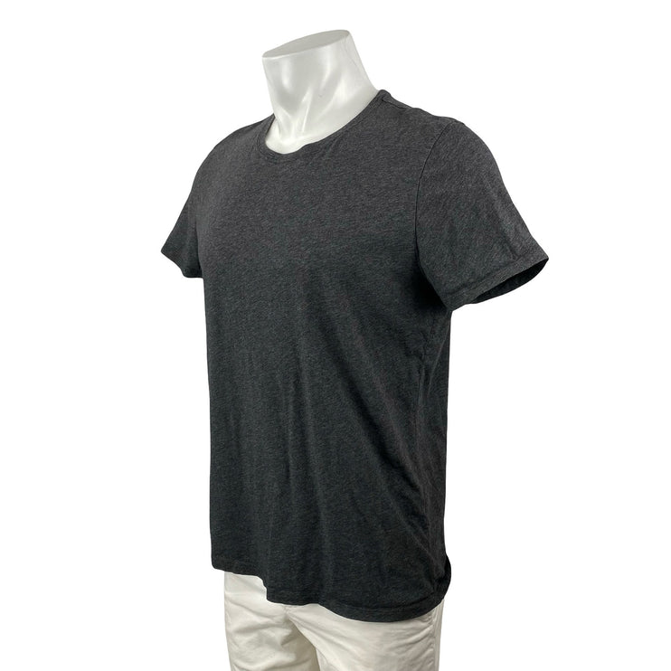 ATM Men's Black Knit Short Sleeve Crew Neck Basic Casual T Shirt Tee Top Size S