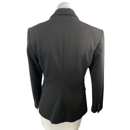 Express Black Notched Collar Long Sleeve Cardigan Suit Blazer Coat Jacket Size 8