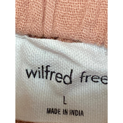 Aritzia Wilfred Free Women's Pink High Rise Lounge Summer Beach Leg Sail Short L