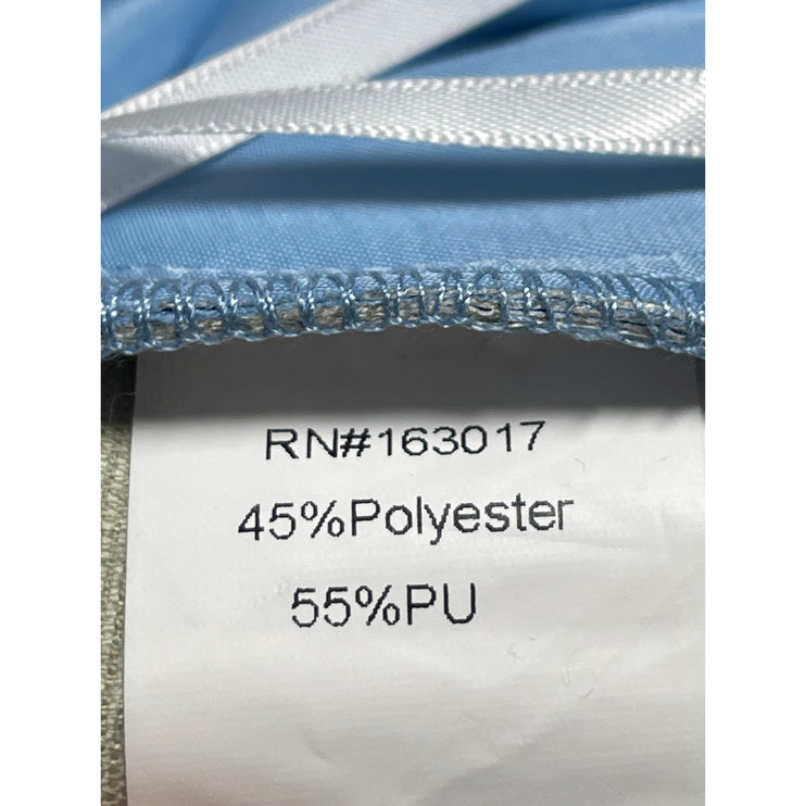 NEW Princess Polly Blue Faux Vegan Croc Leather Flare Bootcut Trousers Pants 6