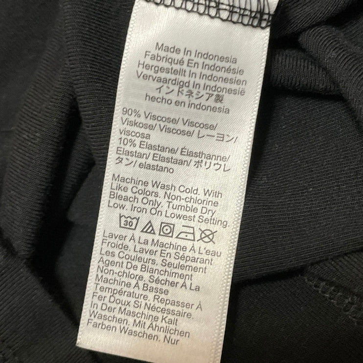 J.Crew Women's Black Short Sleeve Basic Casual Crew Neck T Shirt Tee Top Size S