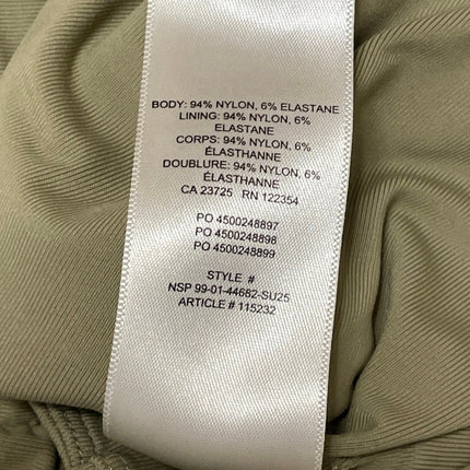 Aritzia Contour Women's Green Sleeveless Square Neck Sculpt Knit Tank Top Size S