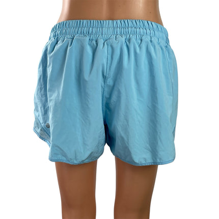Lululemon Hotty Hot II Women's Blue Gym Workout Athletic Running Shorts Size 10