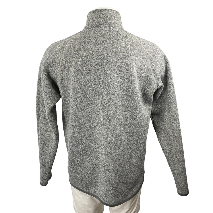 Patagonia Better Mens Gray Fleece Long Sleeve High Neck Sweatshirt Sweater Top L